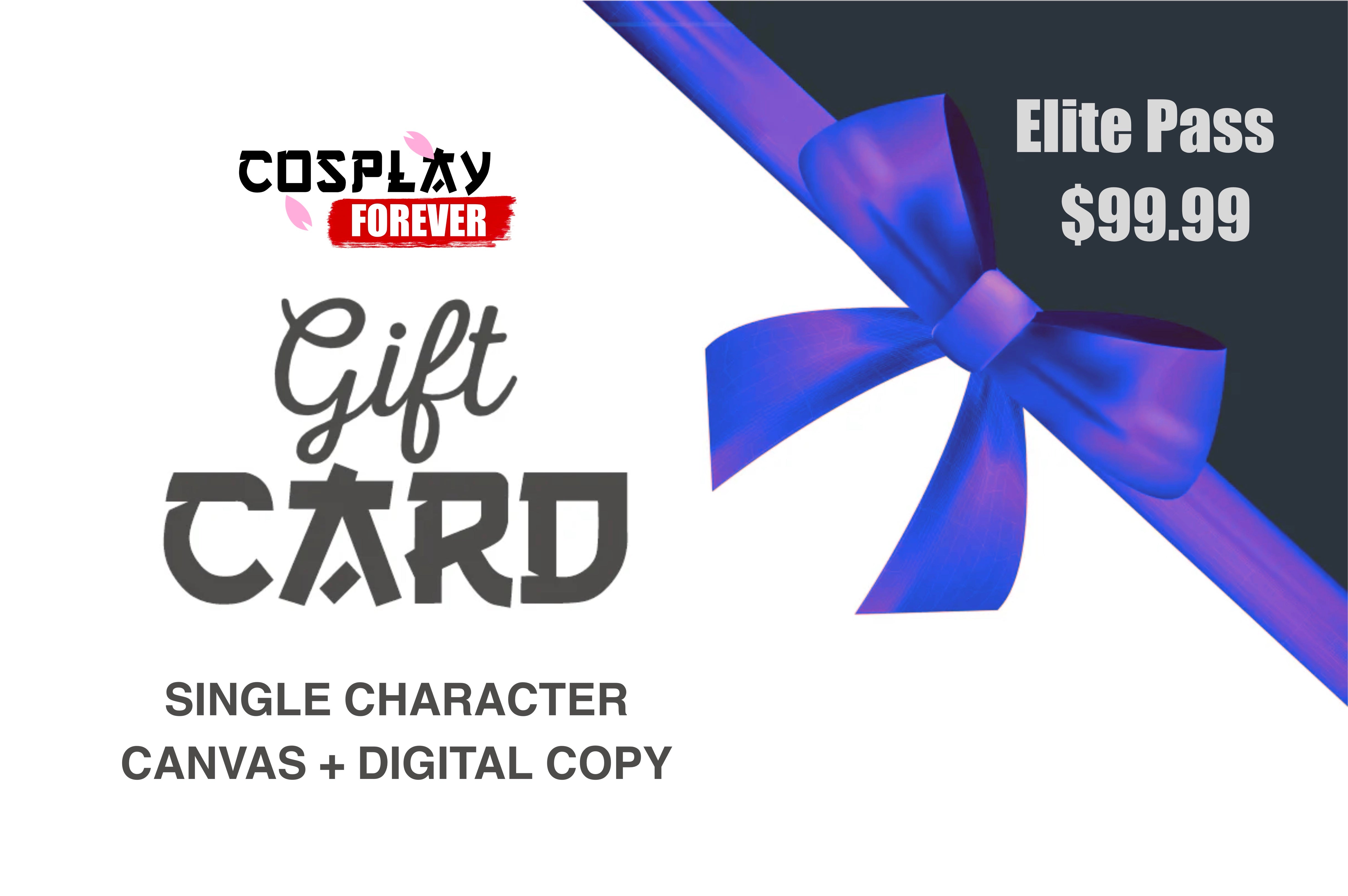 Anime Portrait Gift Card (1 Character)